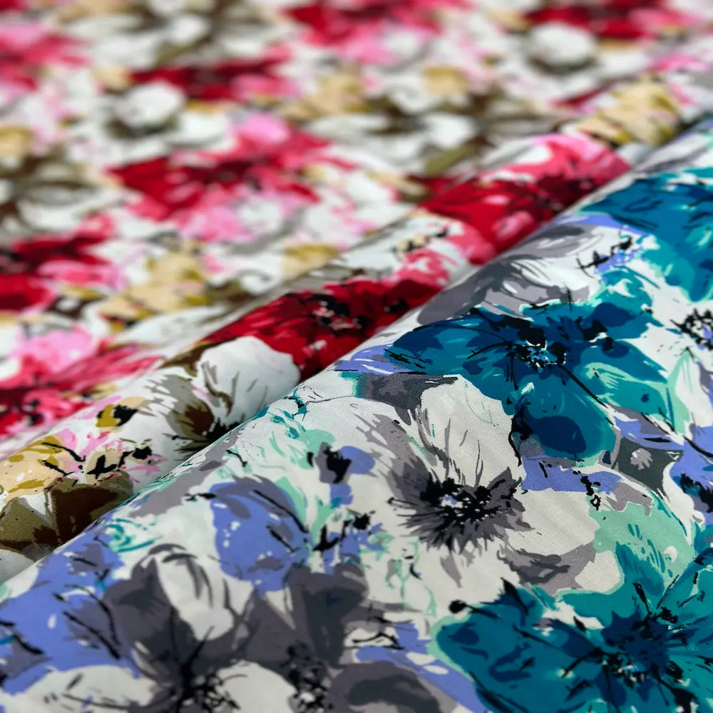 پارچه نخی نانو (كودری) سفارش ترك مدل آبرنگی - تصویر 3