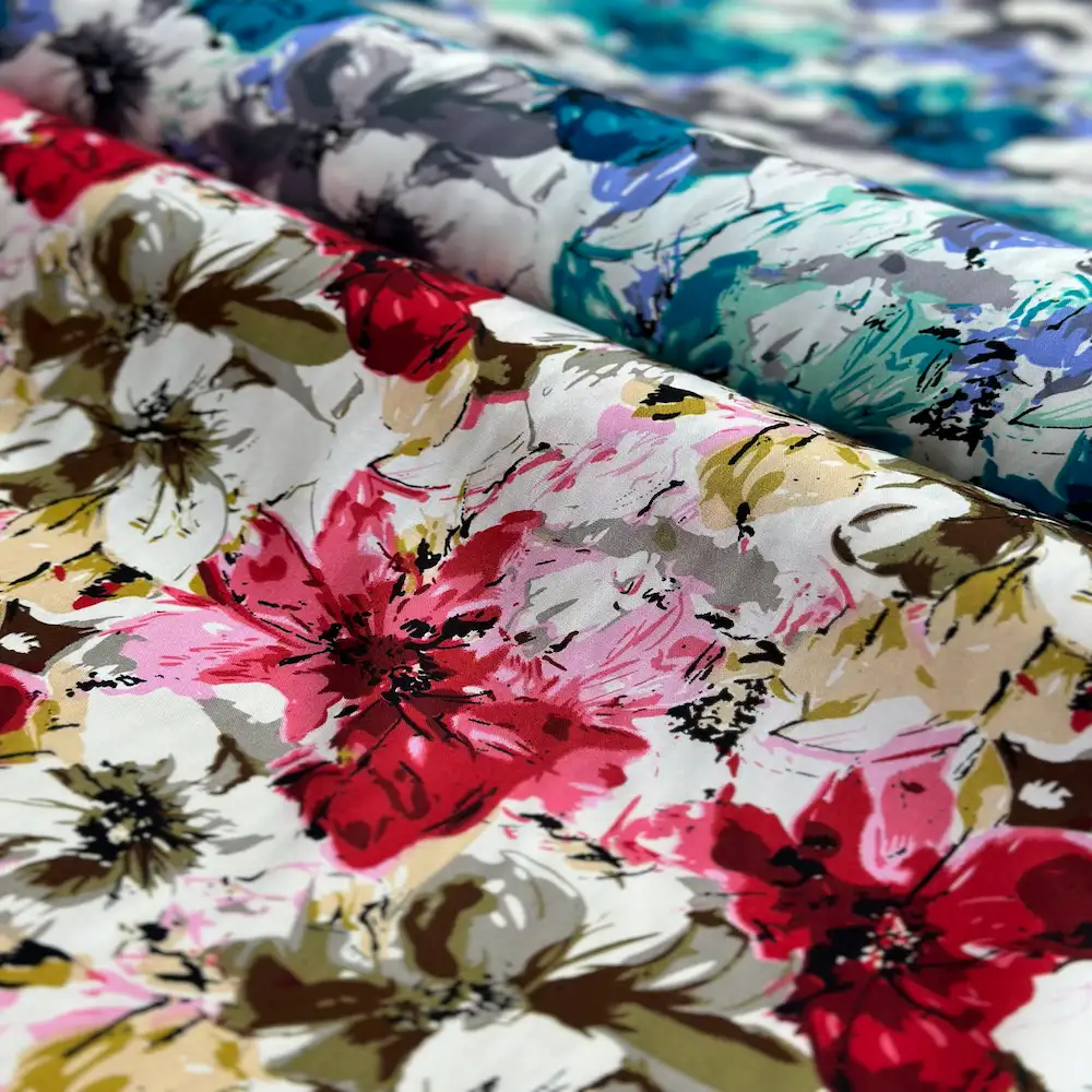 پارچه نخی نانو (كودری) سفارش ترك مدل آبرنگی - تصویر 2