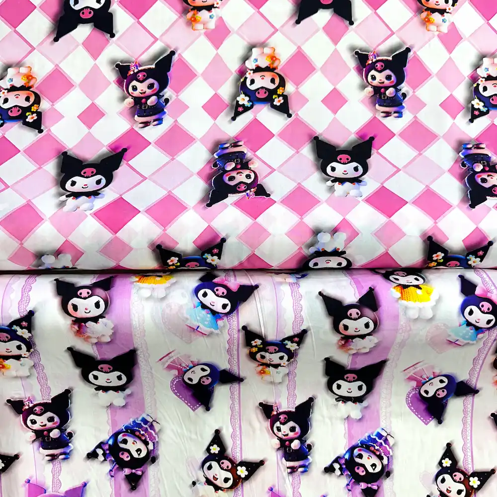 پارچه نخی سه بعدی عروسكی وارداتی طرح كرومی - تصویر 6