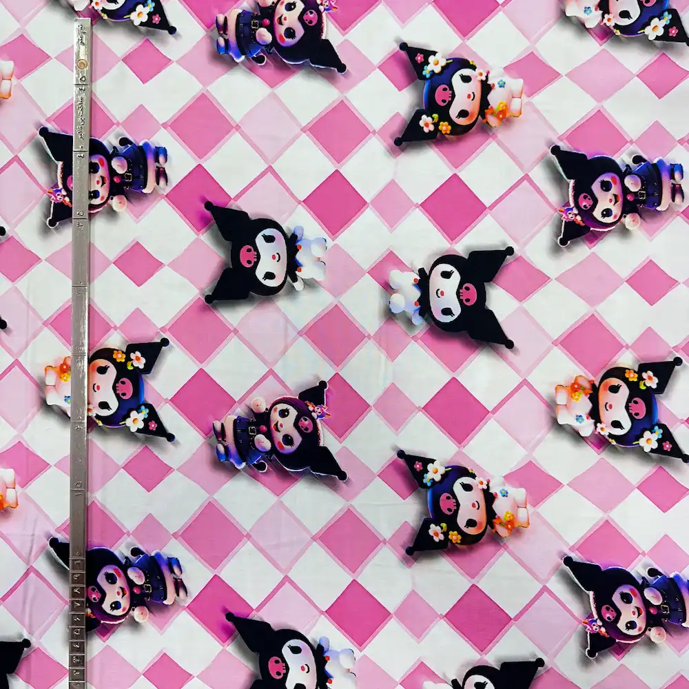 پارچه نخی سه بعدی عروسكی وارداتی طرح كرومی - تصویر 5