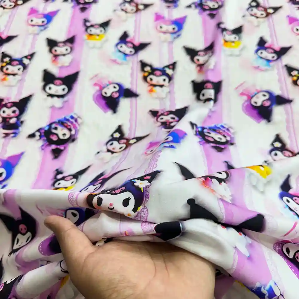 پارچه نخی سه بعدی عروسكی وارداتی طرح كرومی - تصویر 2